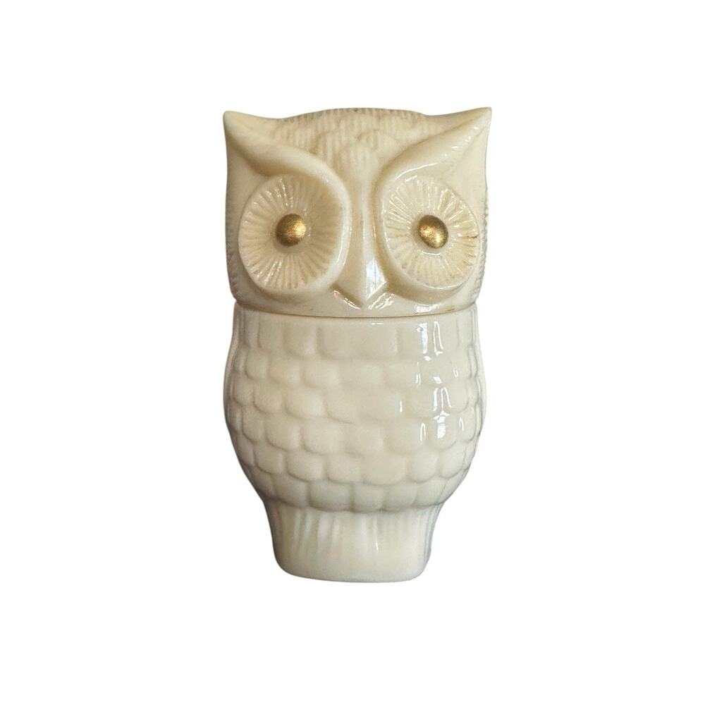 Vintage Old Avon Precious Owl Moonwind Cream Sachet- 1.5 oz Collectible